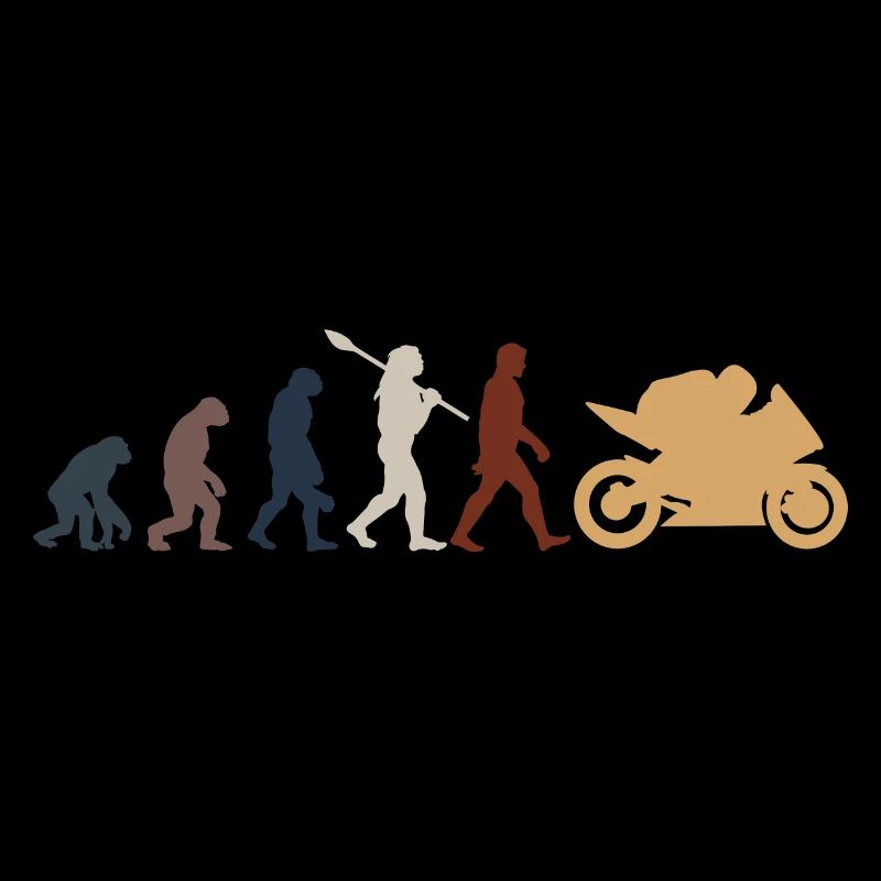 Motorcycle Evolution Vintage Shadow Biker