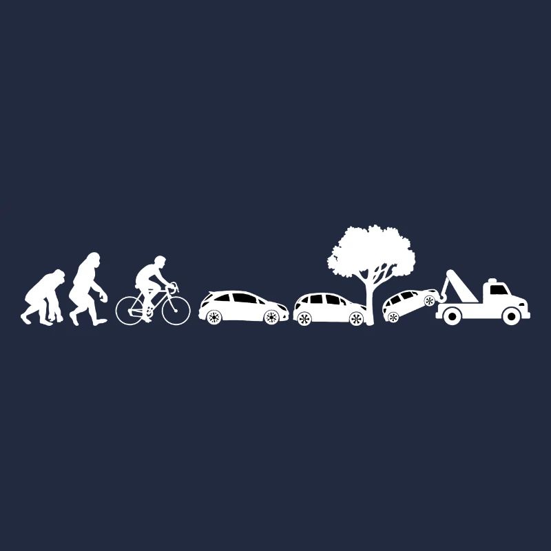 Abschleppwagen Fahrer Lustig Evolution Geschenk