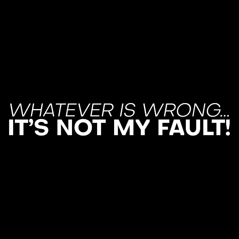Whatever Is Wrong, It's Not My Fault! 4