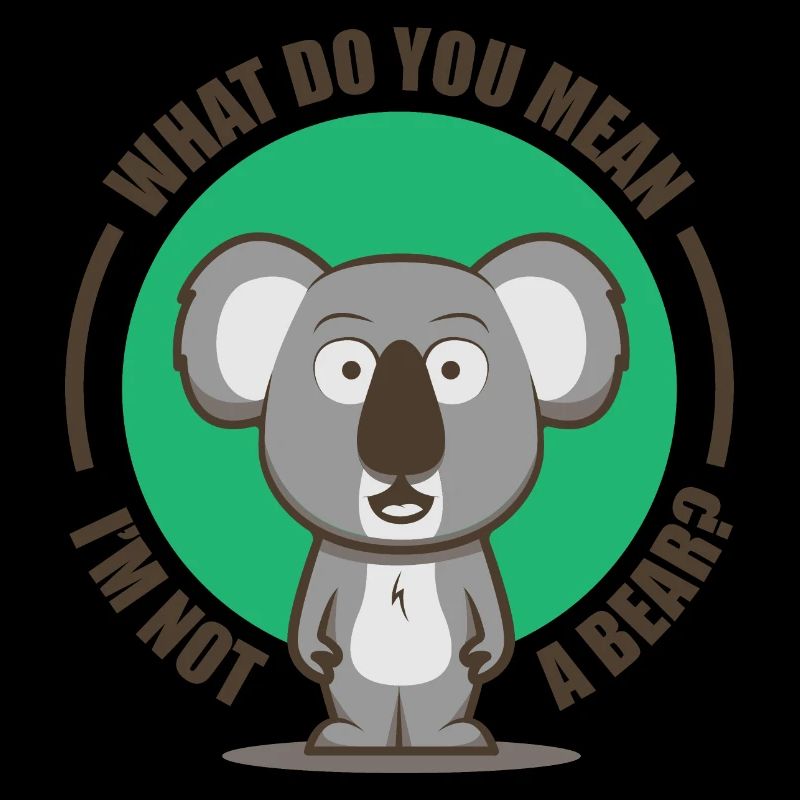 Koalabär ours koala bébé cadeau de dire drôle