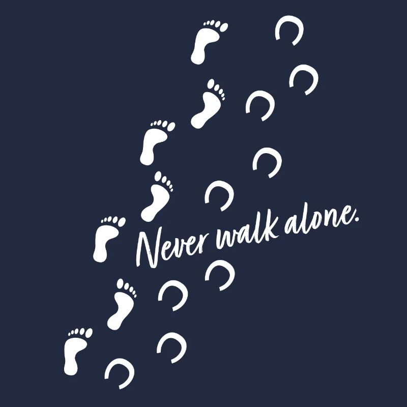 Reiterin Geschenk - never walk alone