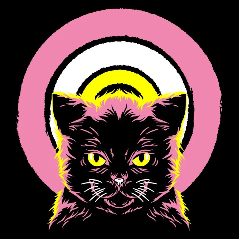 Silhouette de chat | Les couleurs peuvent être modifiées