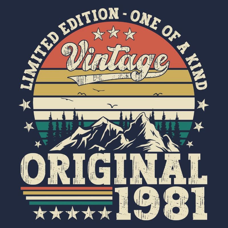 Original 1981 41st Birthday Gift Men