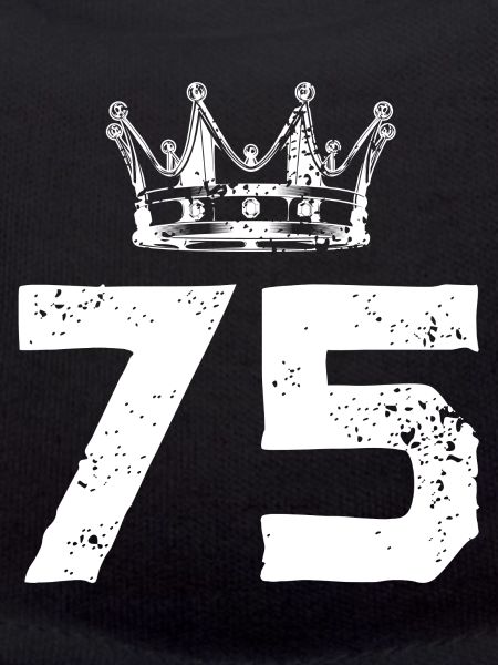 75 Number crown
