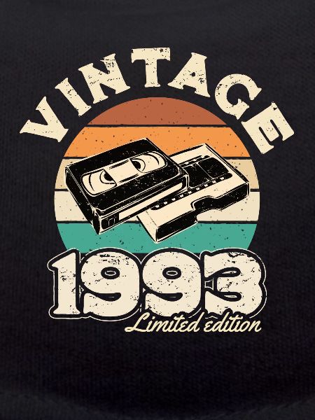 1993 Retro sunset videotape