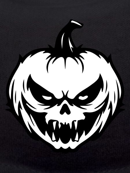 Halloween pumpkin grimace