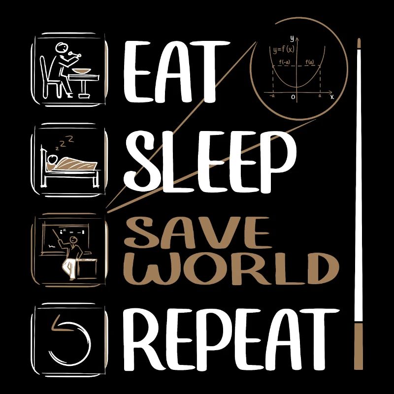 Super Math Teacher Saves the World