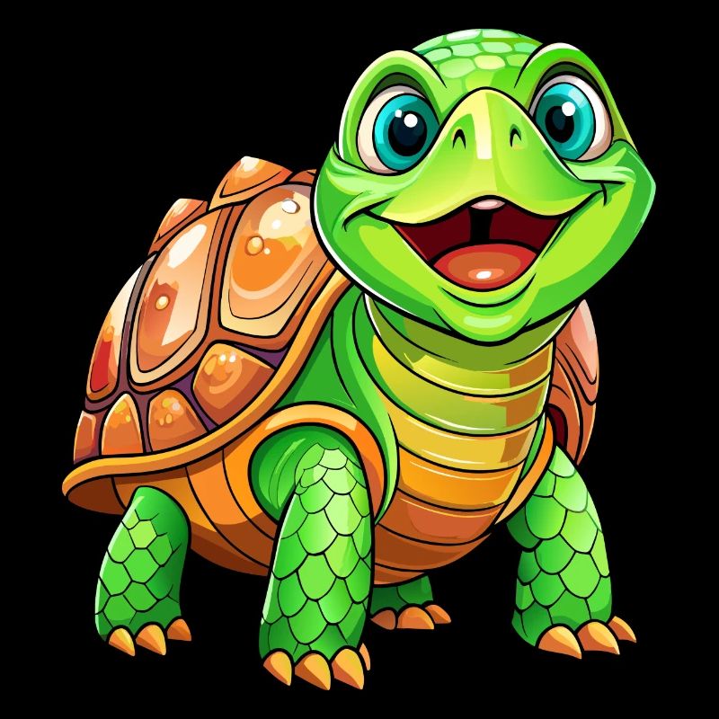 Mega süße Schildkröte