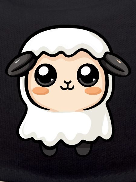 Sheep Halloween Comic Ghost