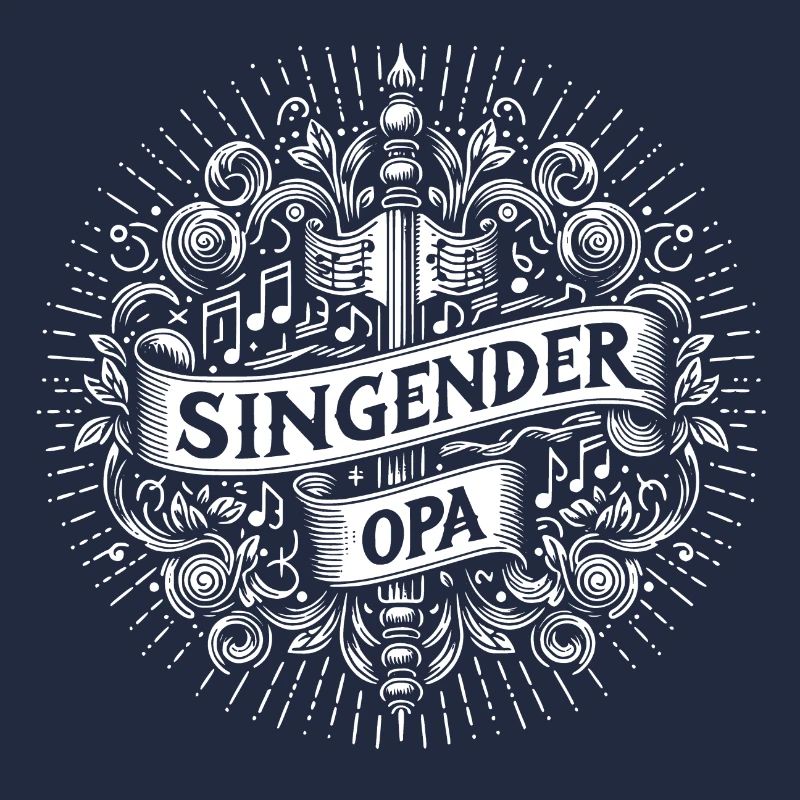 Singender Opa - unser Opa Großvater singt gerne