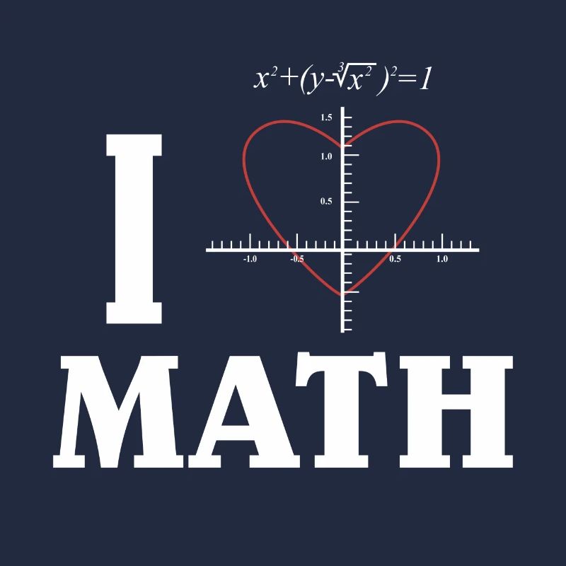 I love math mathematician gift idea algebra
