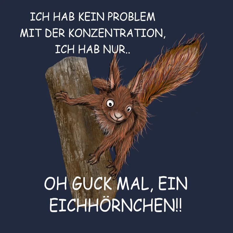 Eichhörnchen squirrel Design ADHS