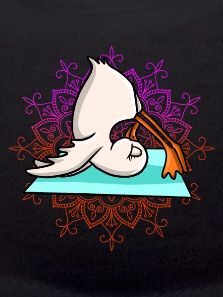 Duck Doing Yoga