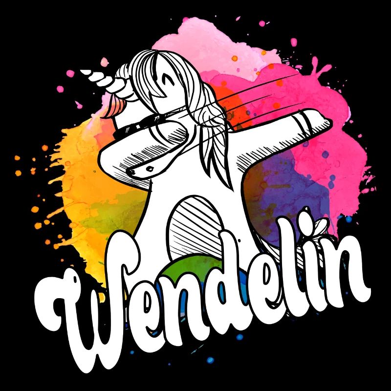 WENDELIN - Beautiful boy name with cool unicorn