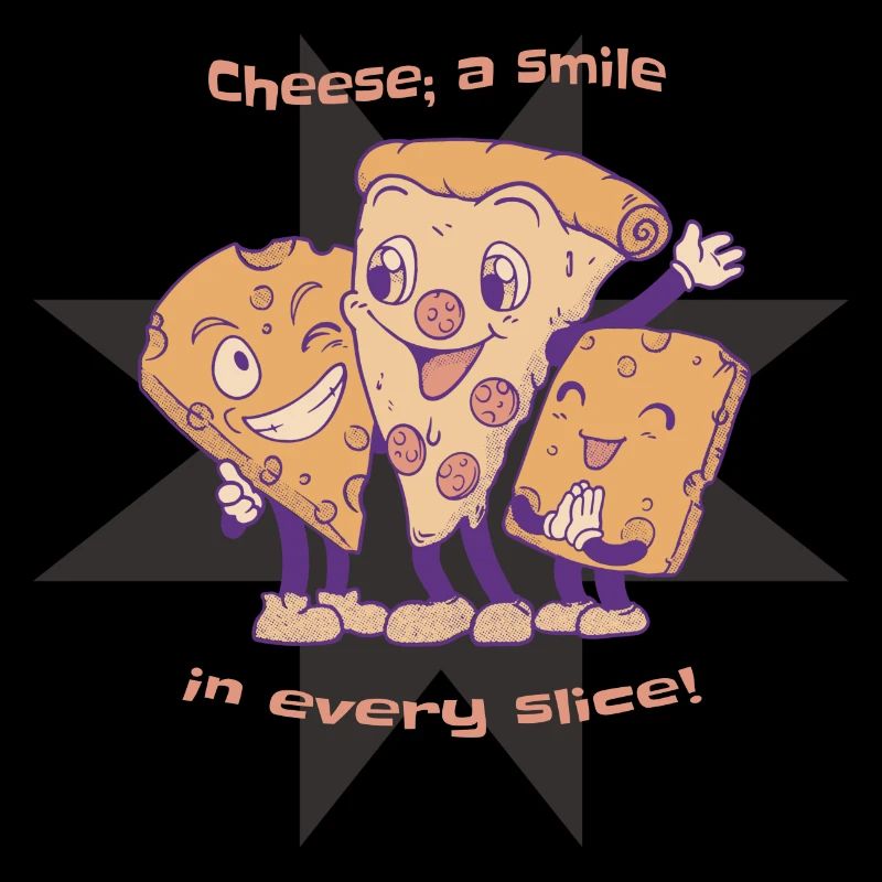 Cheese A Smile In Every Slice! Cheese Pizza Lover
