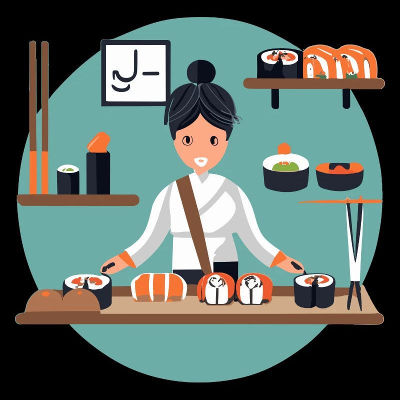 Sushi Mädchen