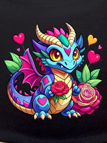 Farbenfroher Drache