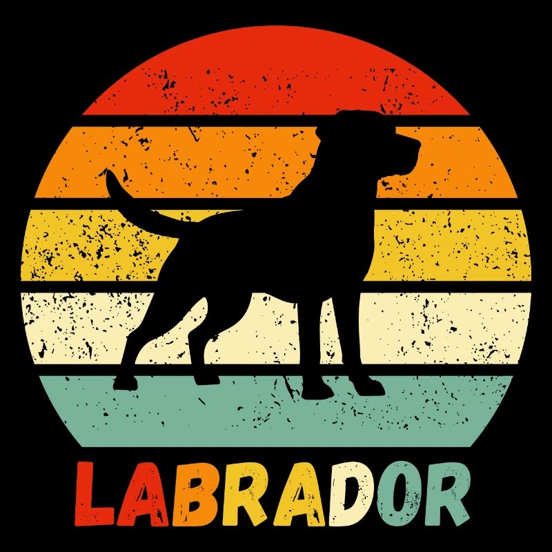 Labrador Retriever Labbi Dog Retro Gift Wau