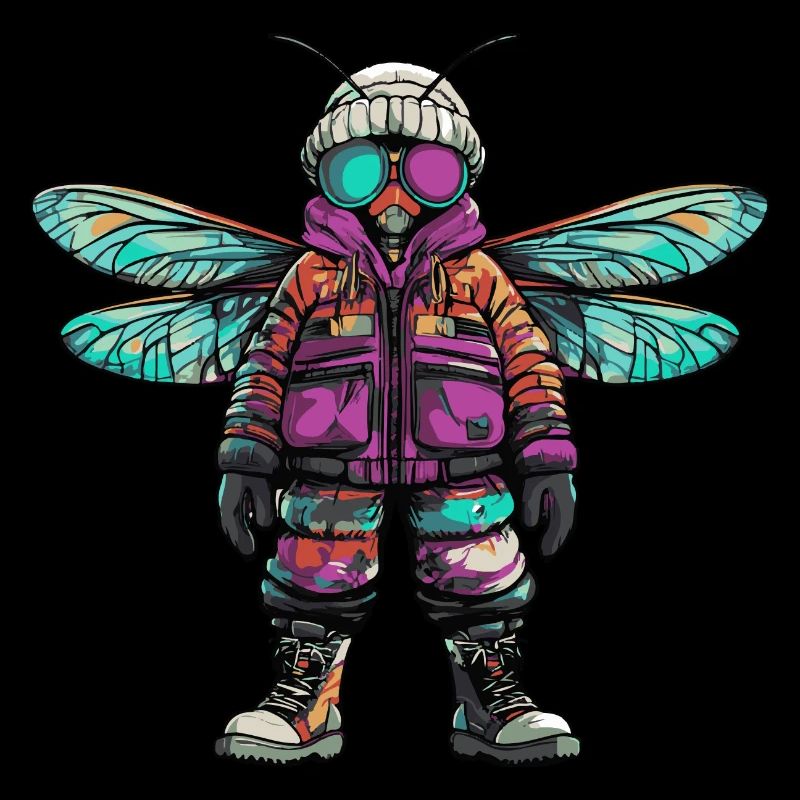 Libellule Mode Hiver