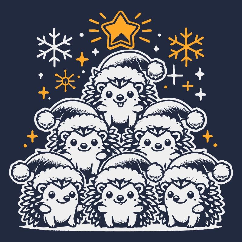 Igel Weihnachten