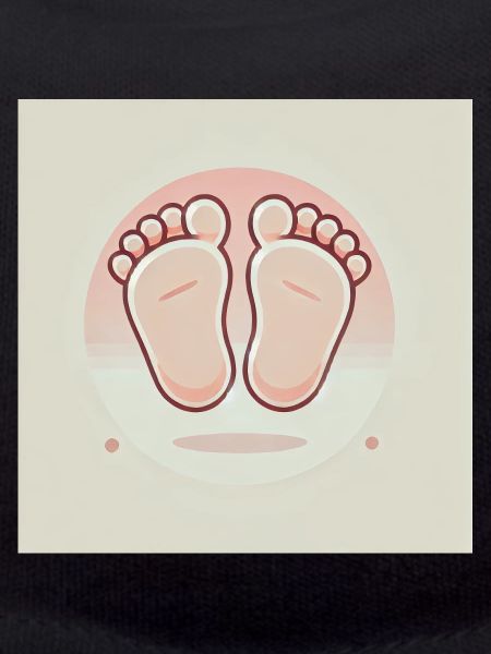 Mignons petits pieds de bébé