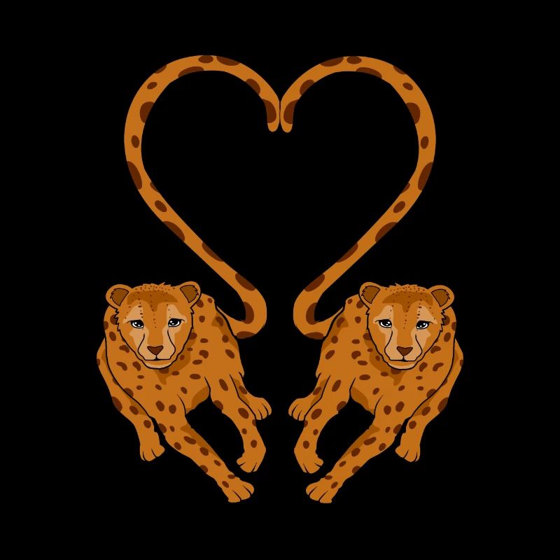 Guépard couple Saint Valentin