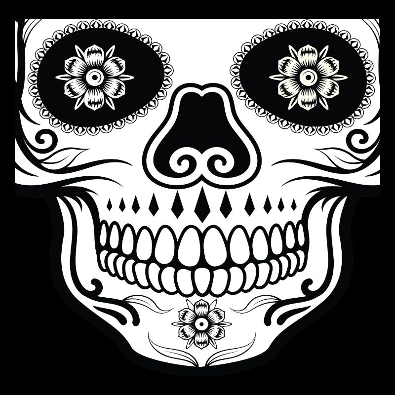 Crâne de mort mexicain Protection buccale