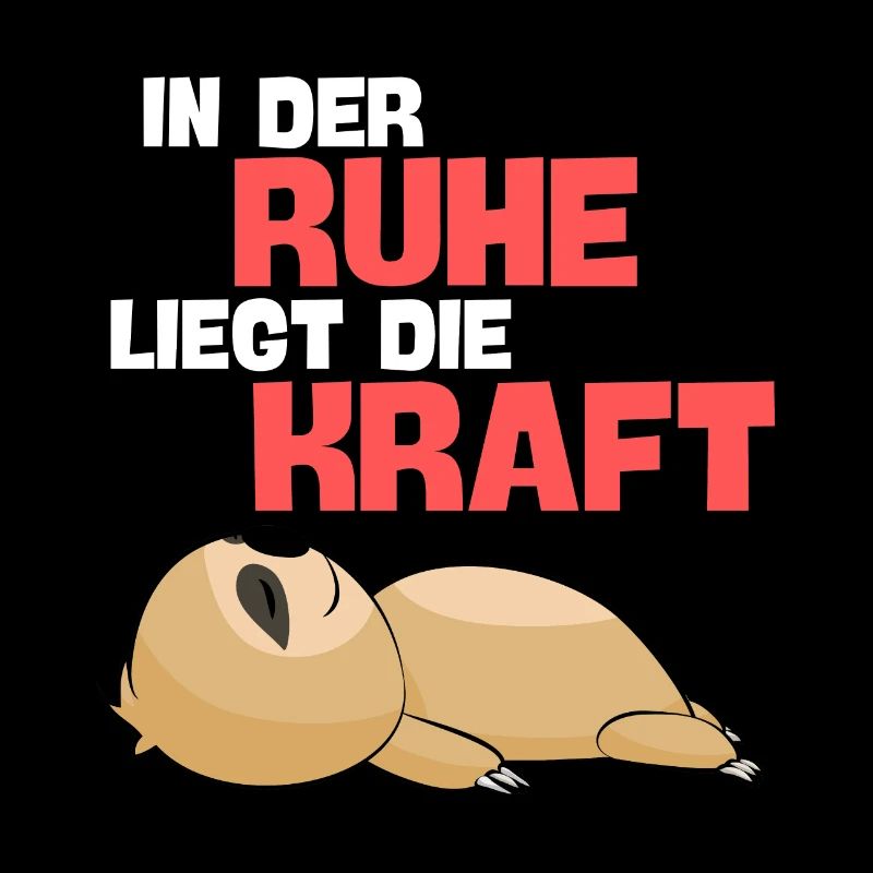 Faultier Sloth Faultiere Spruch faul schlafen Tier