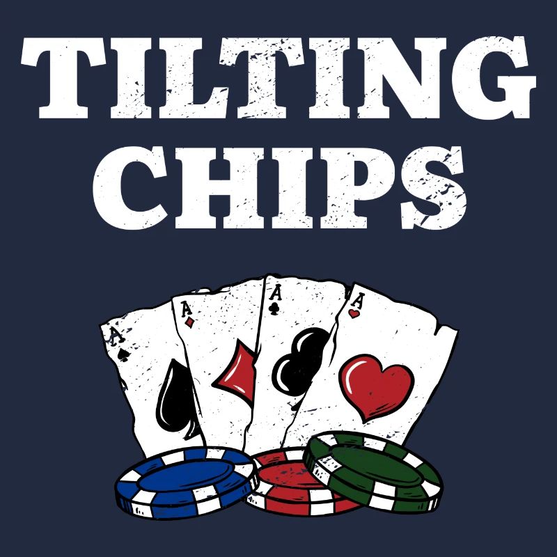 Tilting Chips Gambler Casino Jeu de hasard