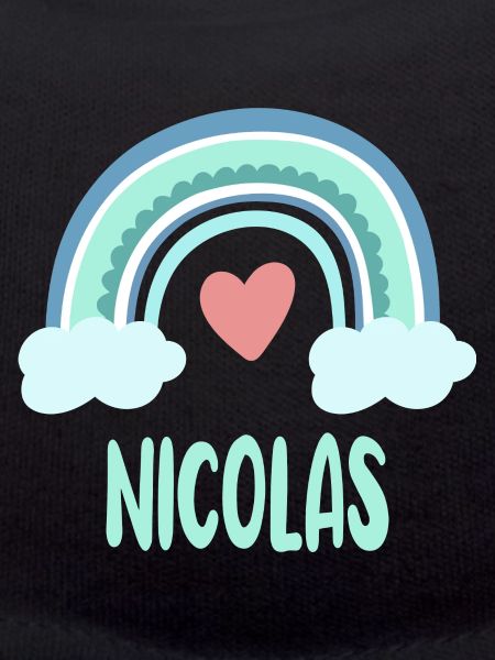 Nicolas Name Rainbow Baby