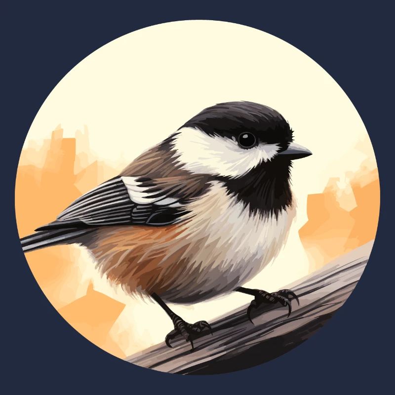 Chickadee bird