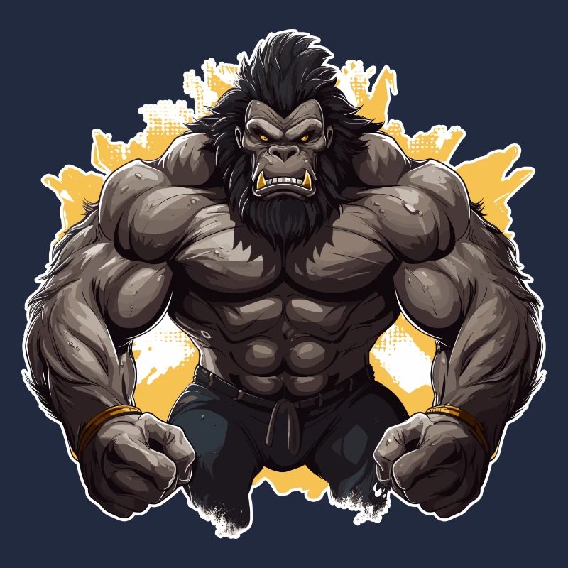 Bodybuilder Gorilla