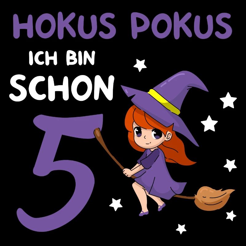5. Geburtstag Hexerei Zauberei Hexe