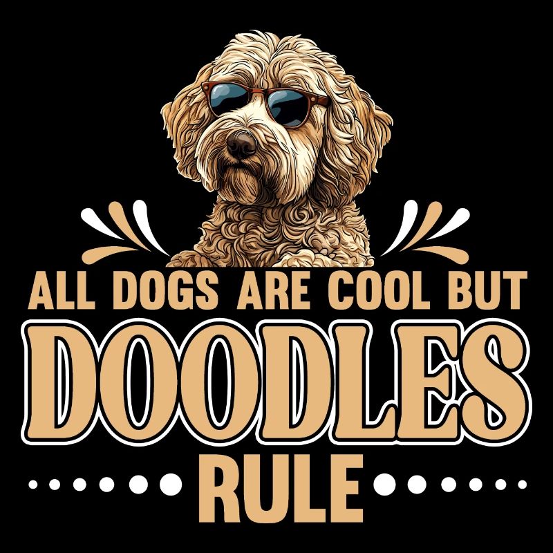 Tous les chiens sont cool, mais les griffonnages règnent sur le labradoodle