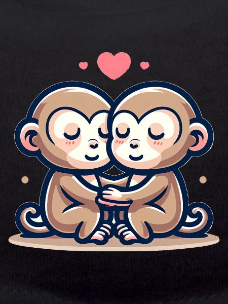 Two Monkeys In Love