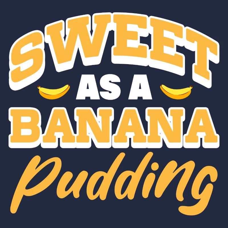 Sucré comme un pudding à la banane Dessert de confiserie