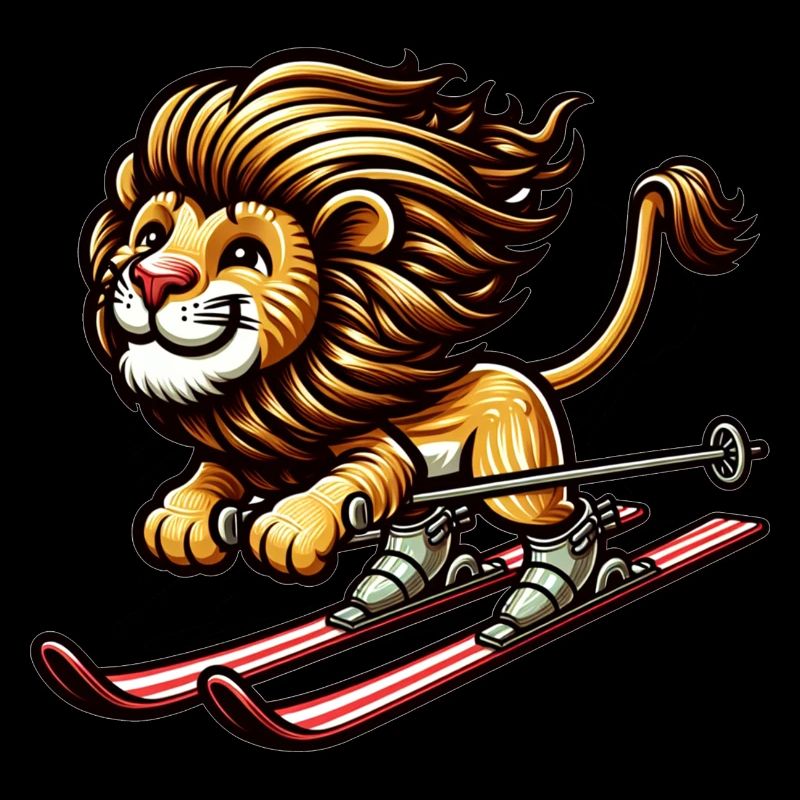 Mignon Skieur Lion