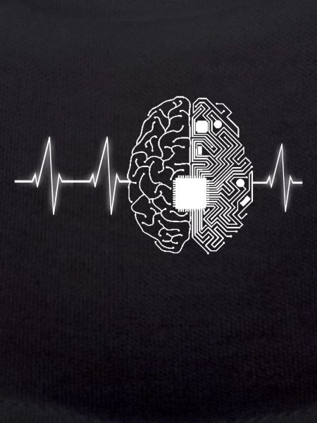 Programmeur Lover Programmer Heartbeat design