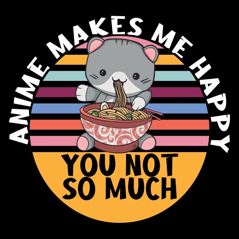 Cat Kawaii Anime Saying Gift