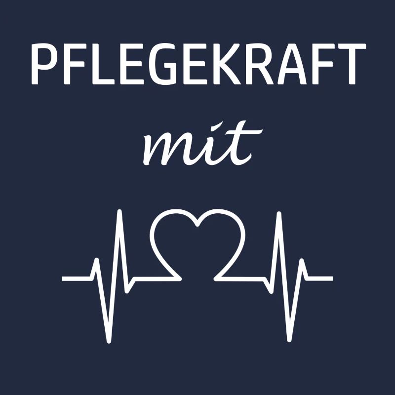 Pflegekraft mit Herz Pfleger Pflegerin Altenpflege