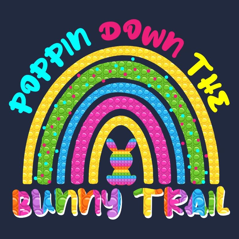 Poppin Down The Rabbit Trail Rabbit Pop It Rainbow