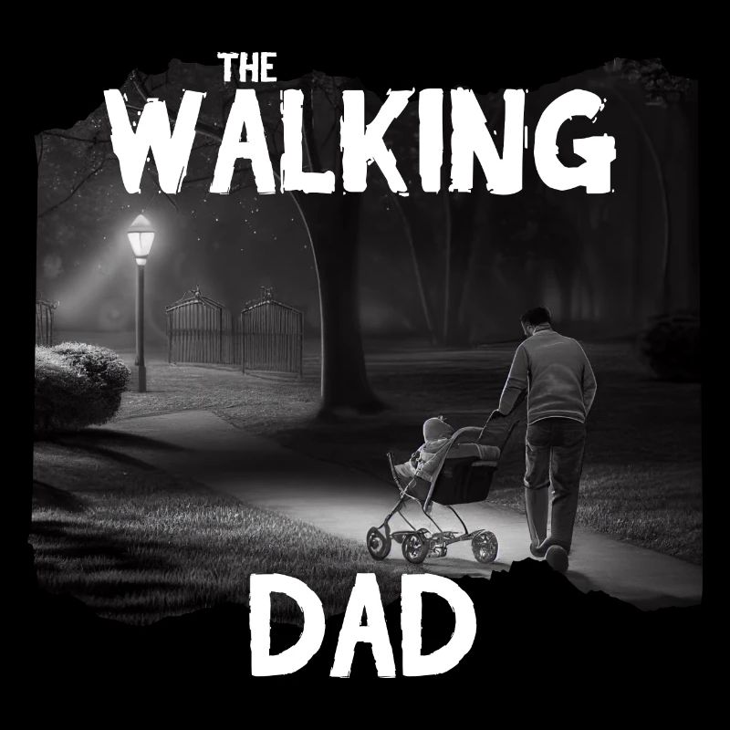 The Walking Dad - Marcher avec des poussettes dans le parc