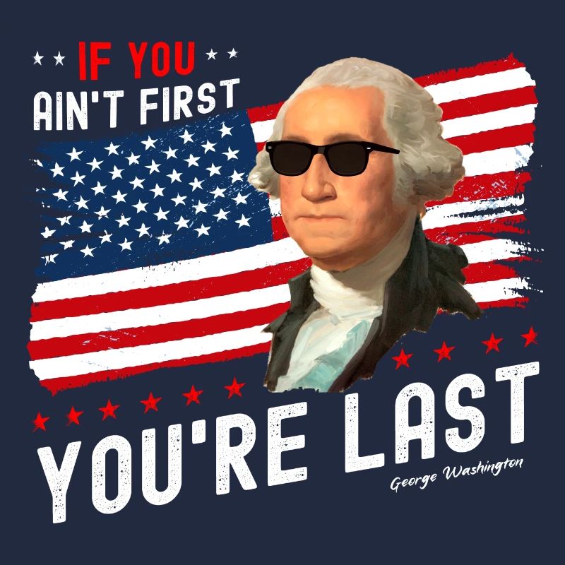 Lustiger 4. Juli George Washington - Wenn Sie