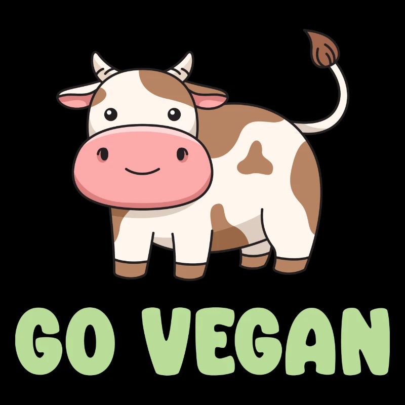 Conception de vache pour les fiers végétaliens