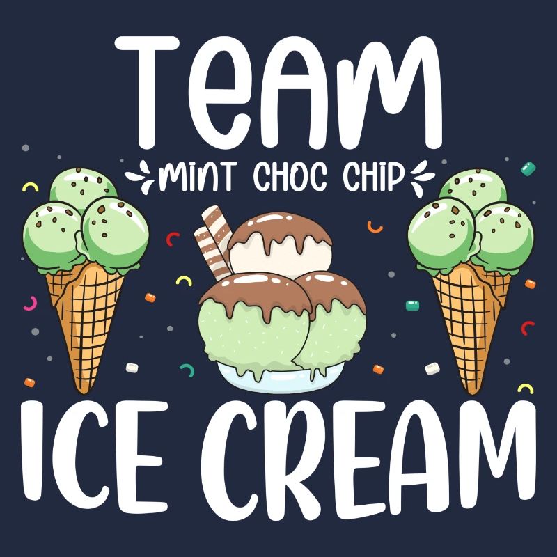 Team Mint Choc Crème glacée Cornet Crème glacée Crème glacée