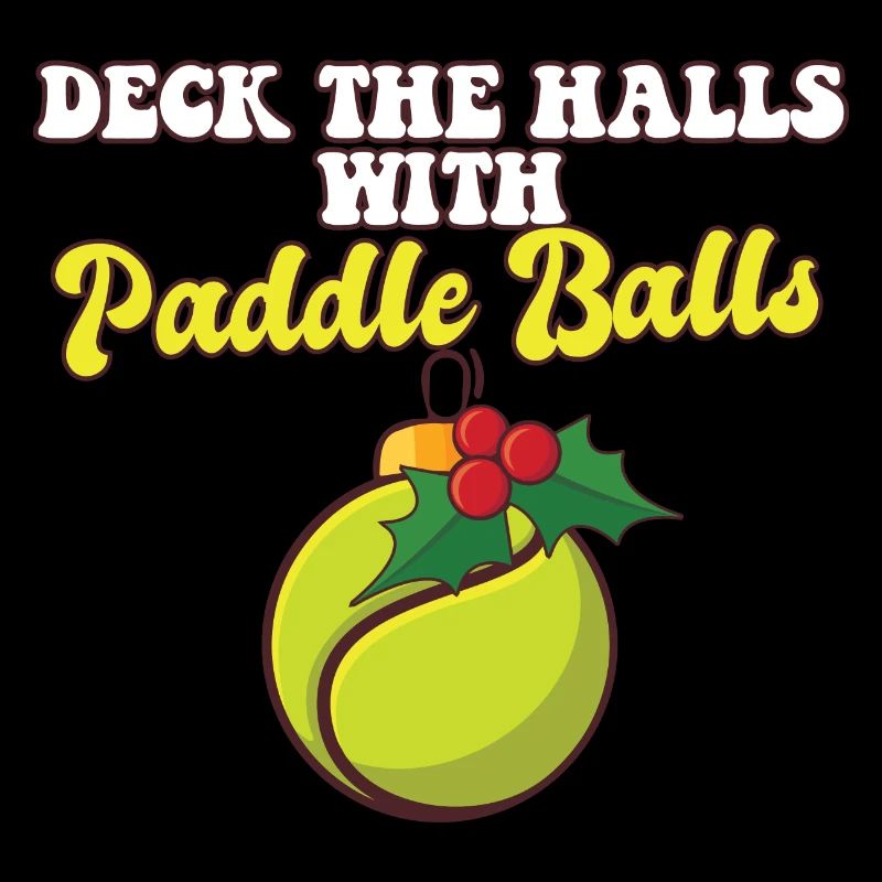 Deck The Halls With Paddle Ball Player Coach