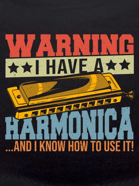 Playing Harmonica Gift