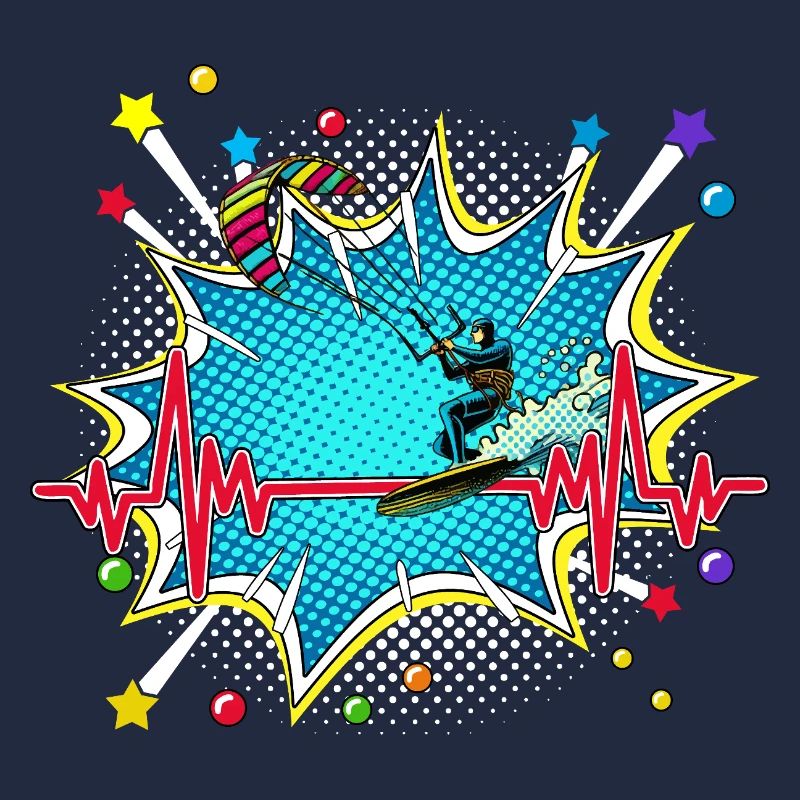 Climbing Pop Art Comic Retro Herzschlag