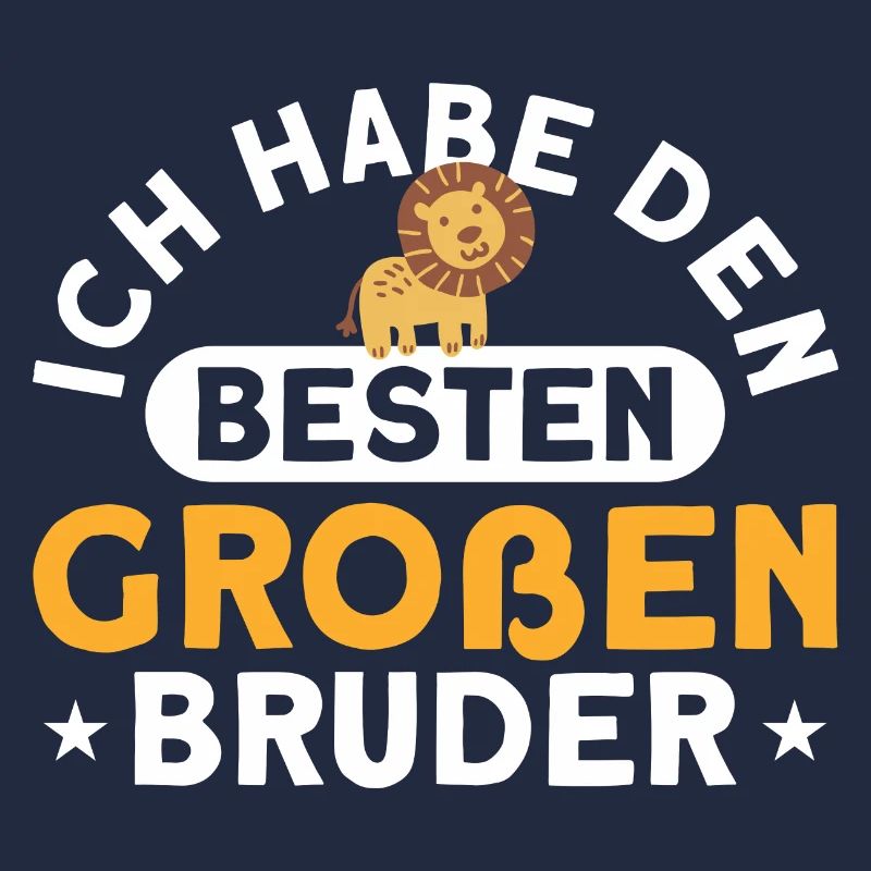 Geschwister Großer Bruder Löwe Geschenk