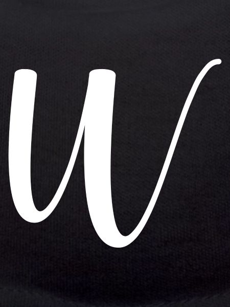 Calligraphie, initiale W